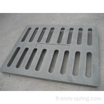 Grille composite de drainage de l&#39;eau en fibre de verre FRP 500 * 500